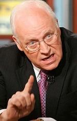 Cheney  Meet the Press - sennilega a tala um hryjuverkagnina og yellow cake ranum, og mushroom clowds... maur elskar nefnilega heimsendi!