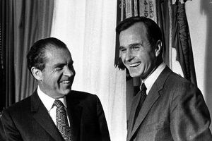 Nixon og pabbi Bush